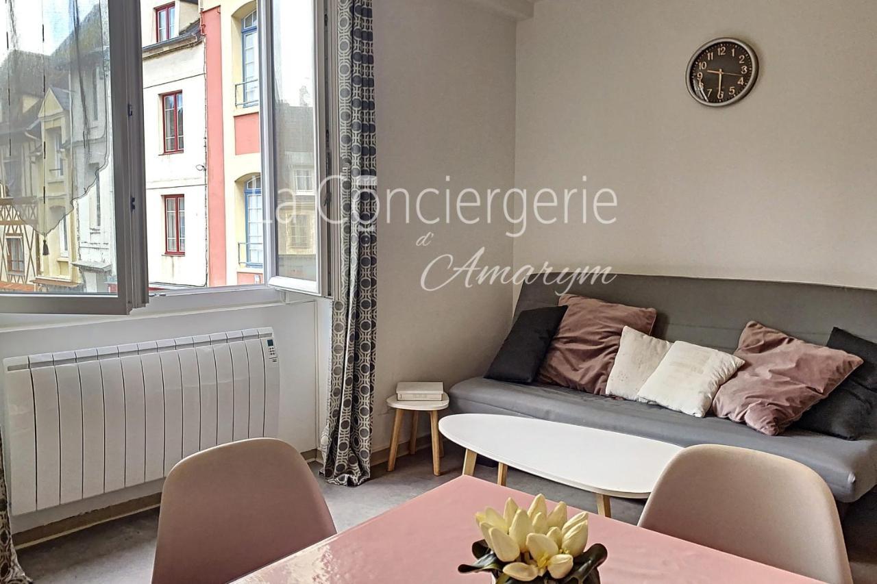 Dm 18 - Entre Port Et Mer 1Er Etage Apartment Dieppe Bagian luar foto