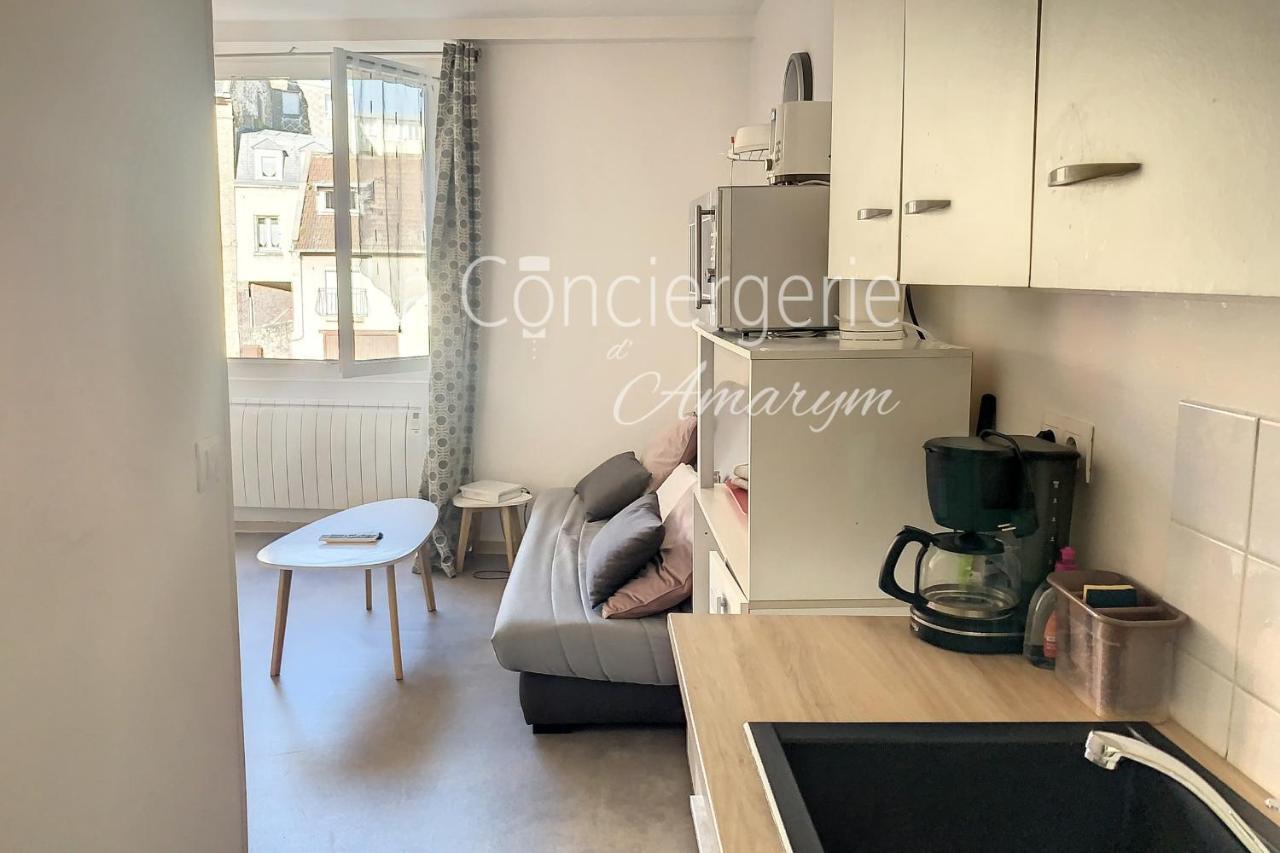 Dm 18 - Entre Port Et Mer 1Er Etage Apartment Dieppe Bagian luar foto